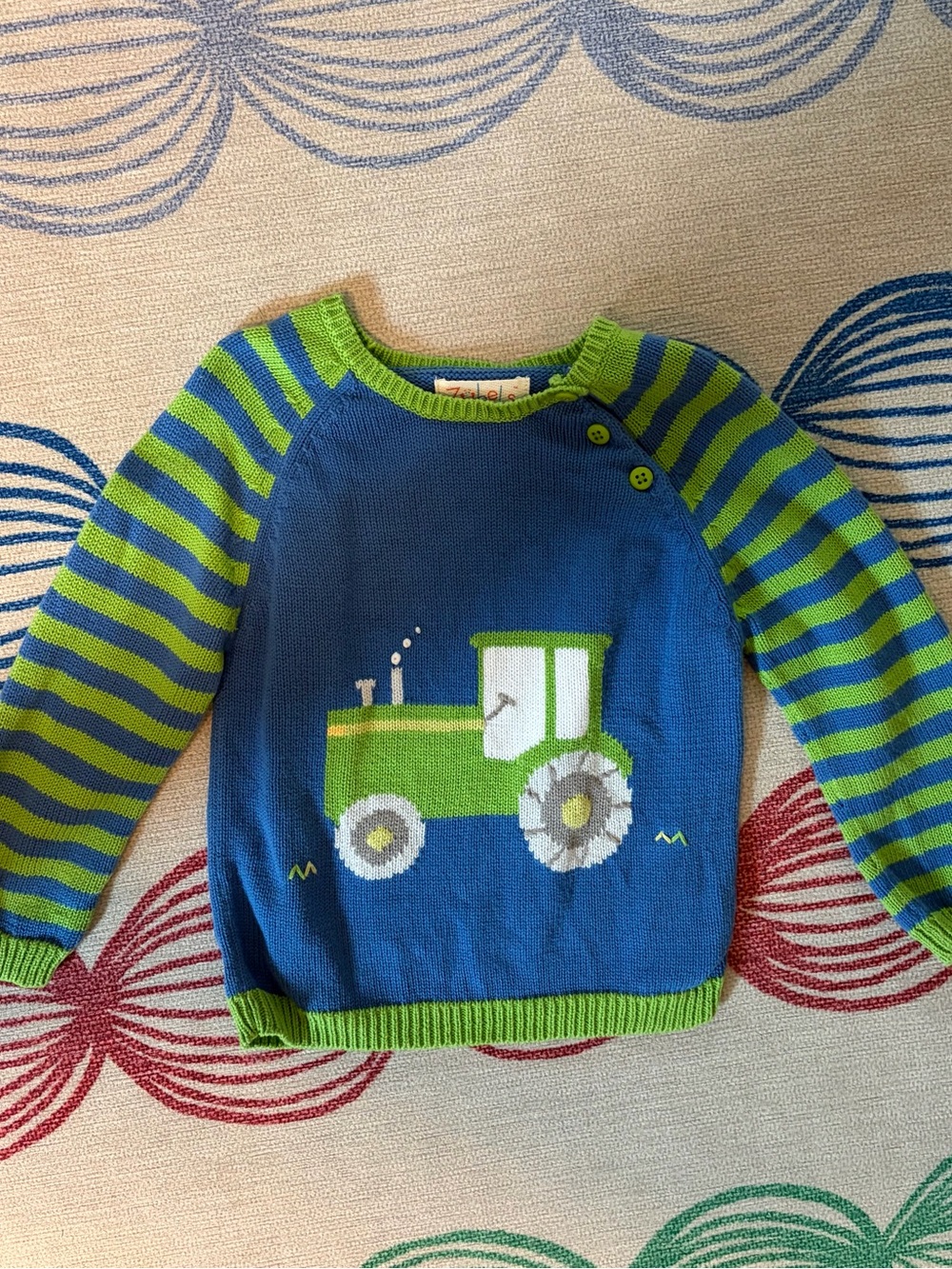 🚜Zubels 3T sweater - tractor!